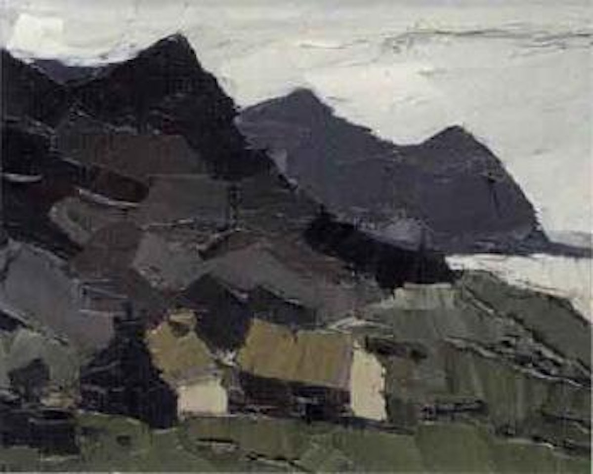 Mountain landscape by Kyffin Williams