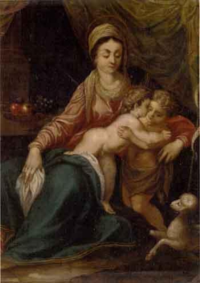 Madonna and Child with the Infant Saint John the Baptist by Annibale Carracci