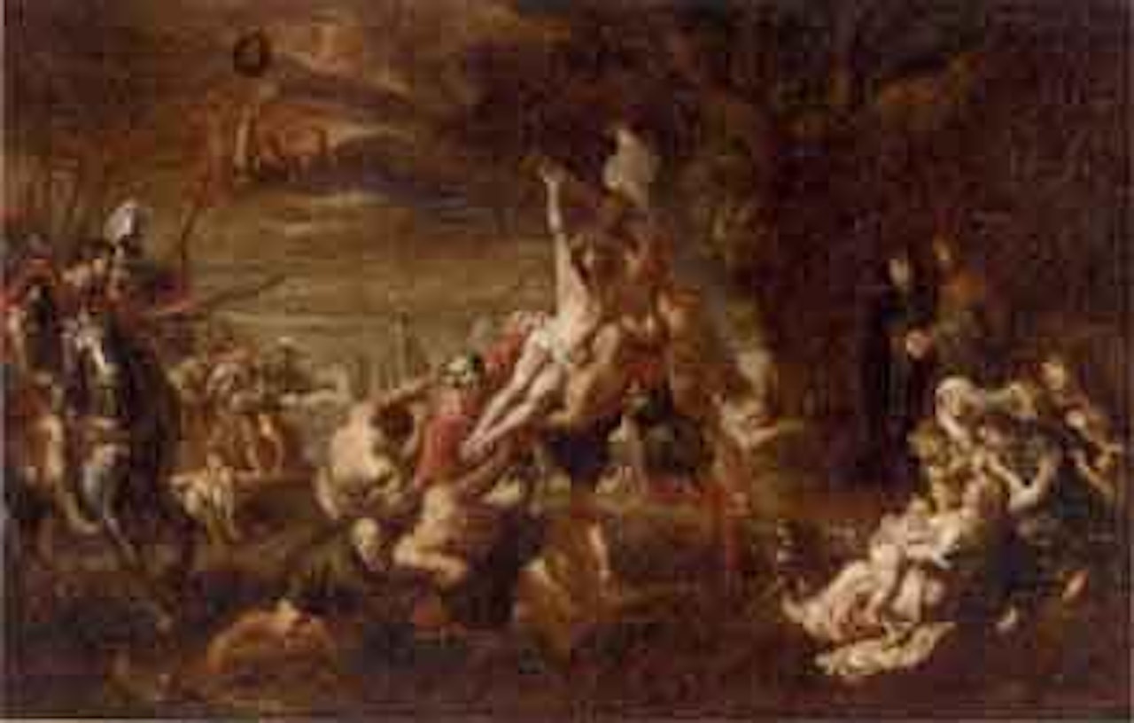 Raising of the Cross by Peter Paul Rubens