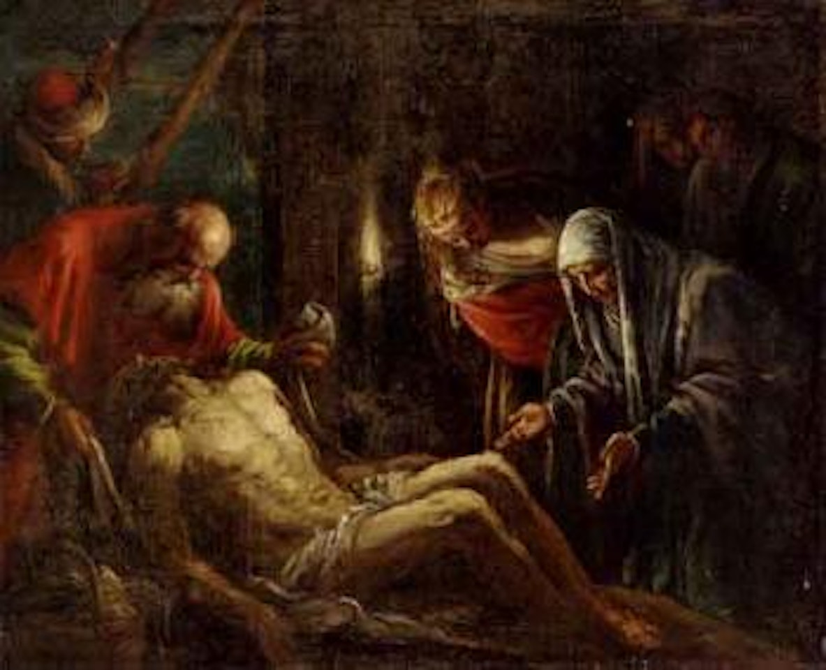 Lamentation by Leandro Bassano