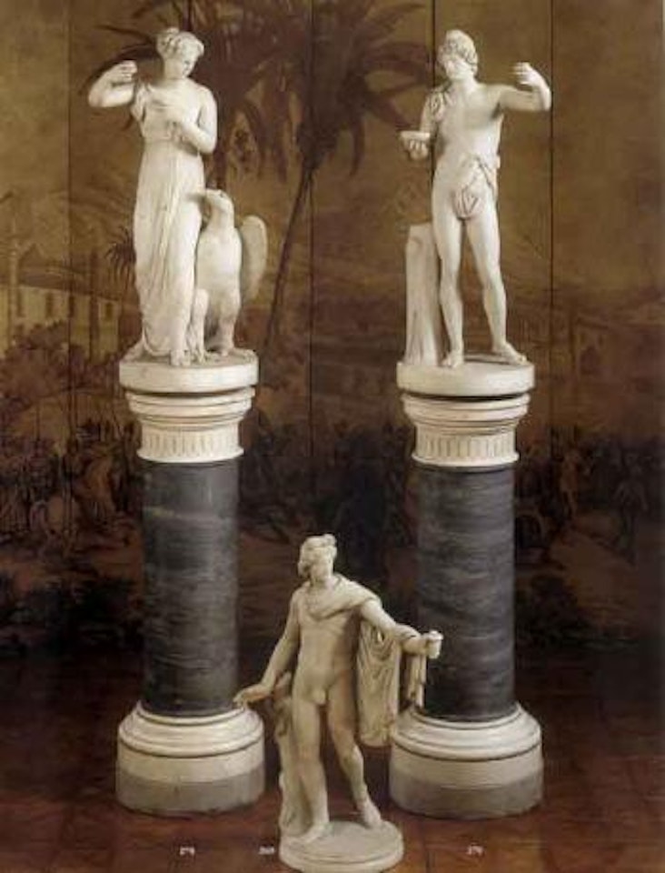 Classical figures by Italian School