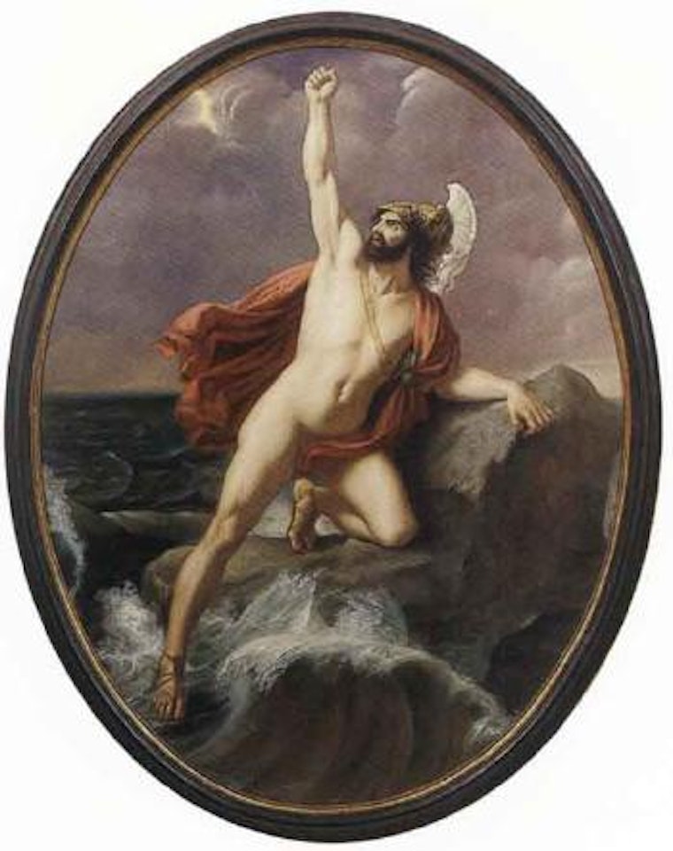 Cursing the gods by Italian School