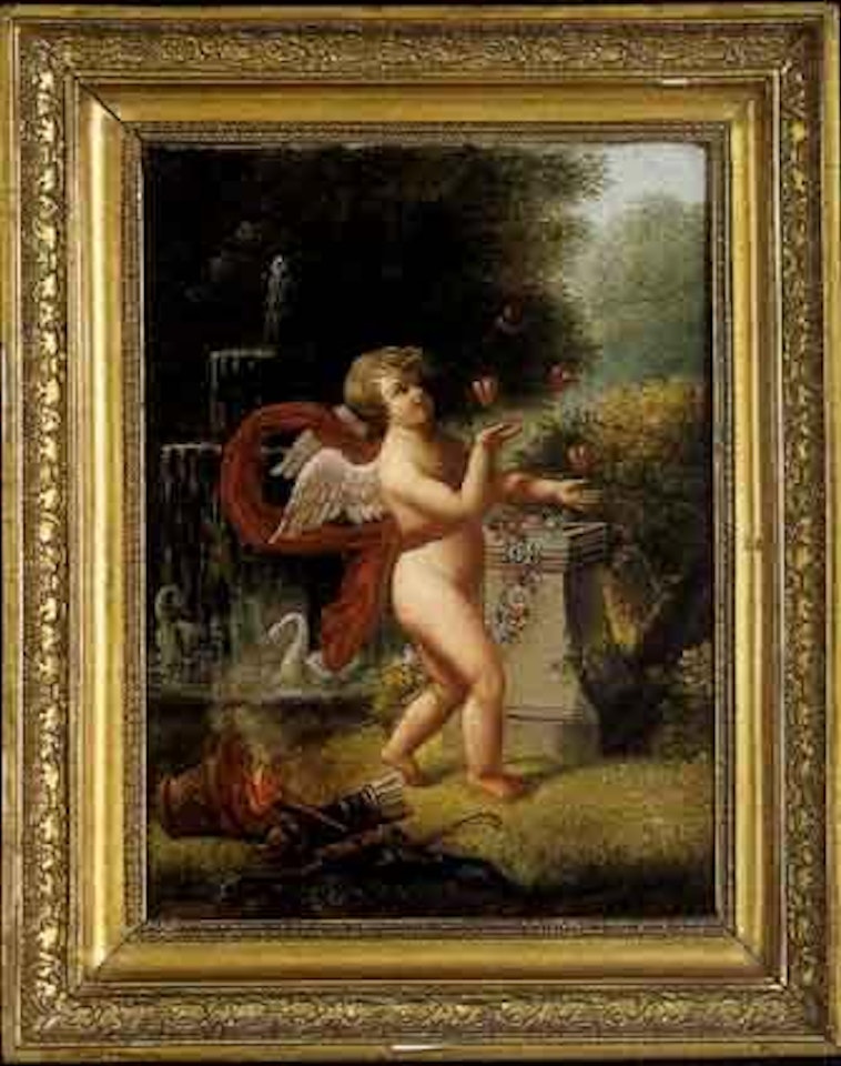 Cupids playing by French School