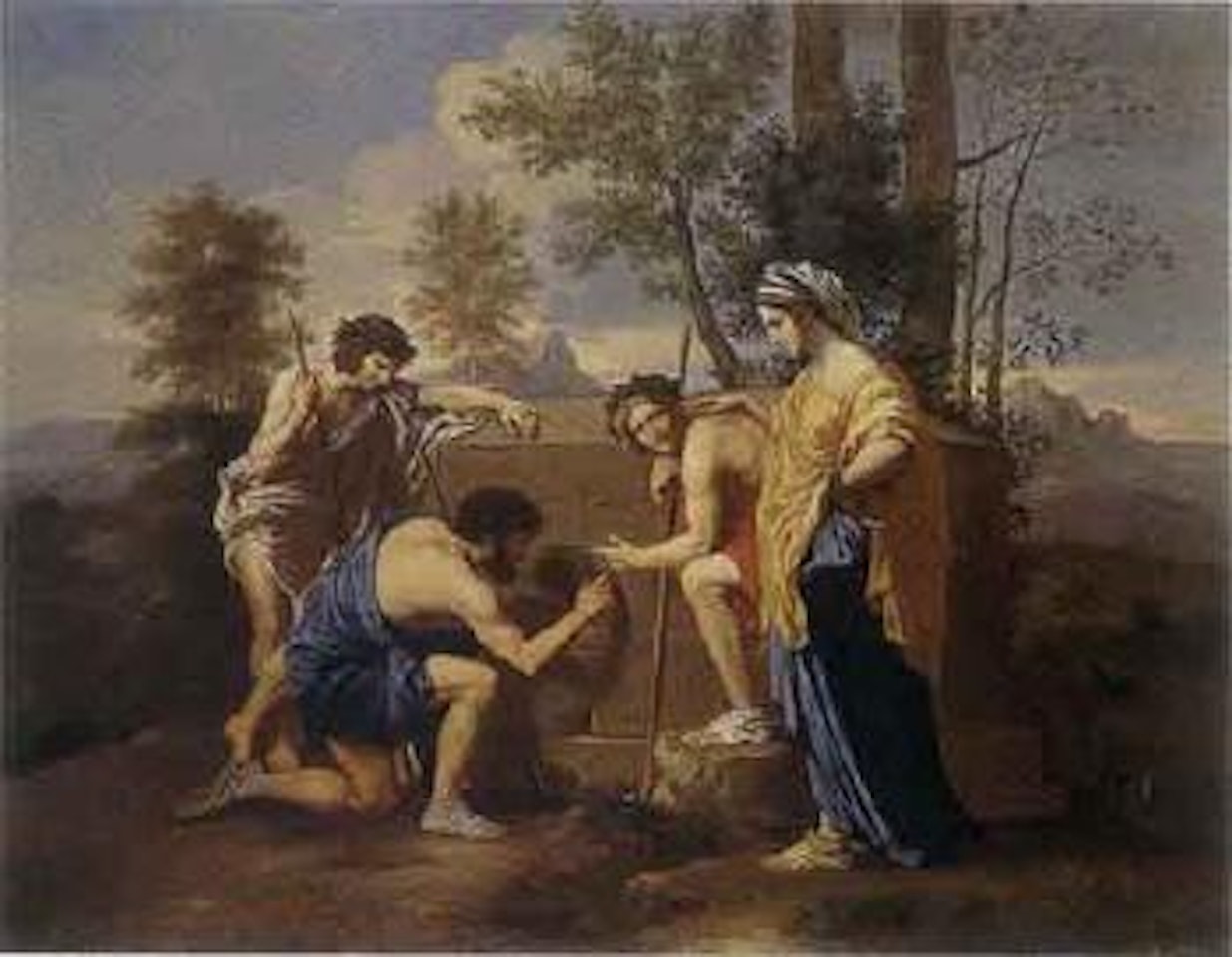 Et in arcadia ego by Nicolas Poussin