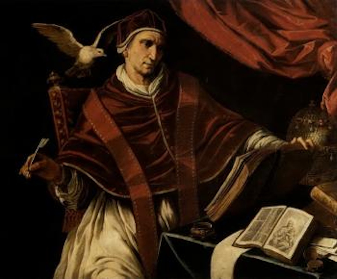 Saint Gregory the great by Roman School