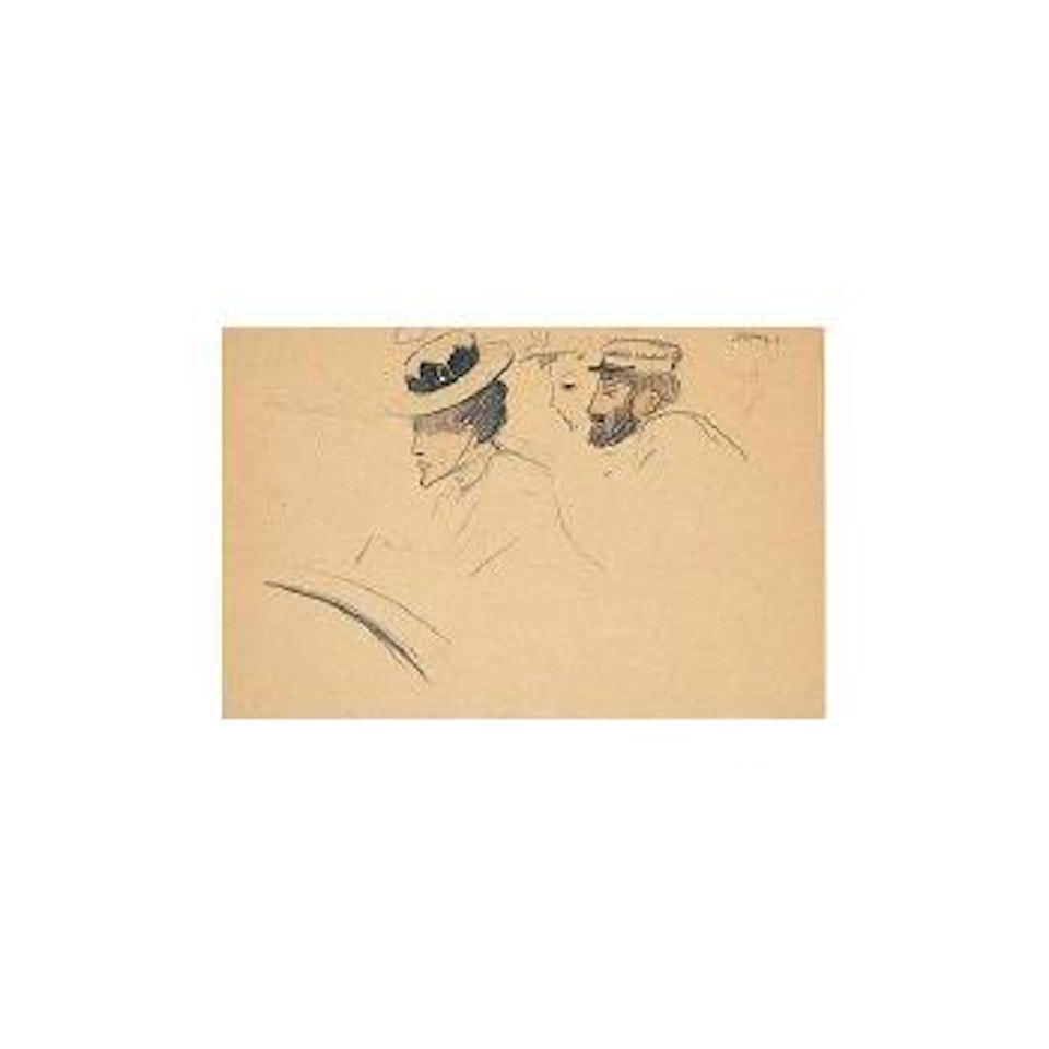 Homme et deux femmes by Kees van Dongen