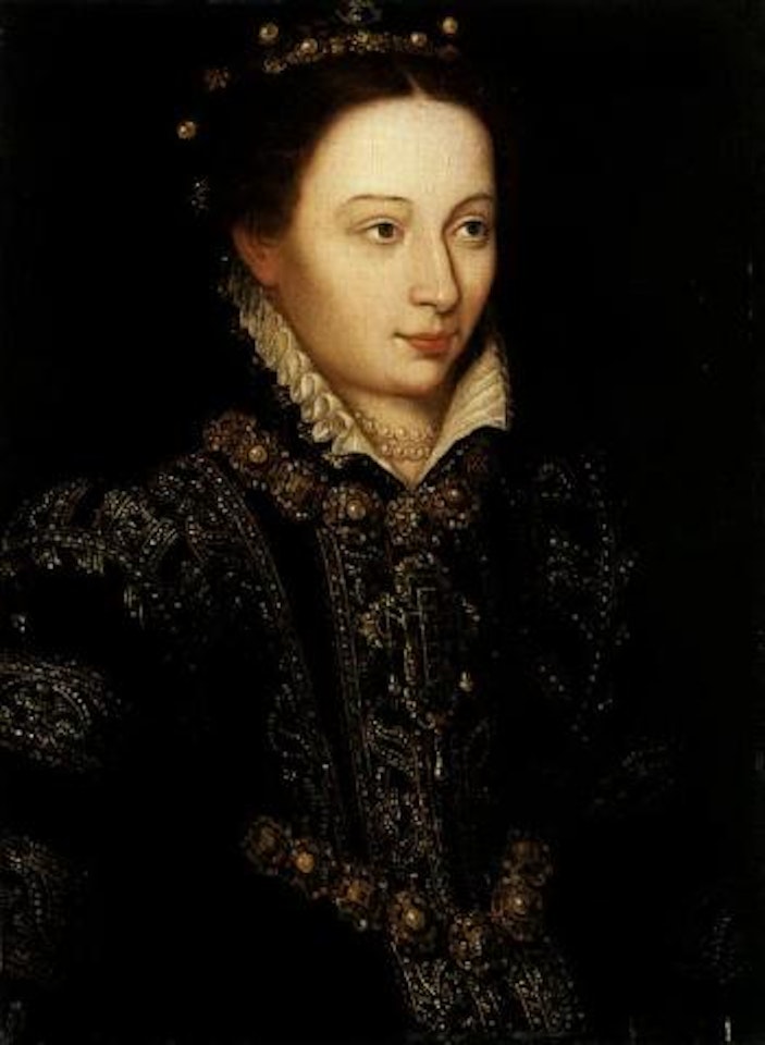 Portrait of Lady, possibly Elizabeth of Valois, later consort of Philip II of Spain by French School