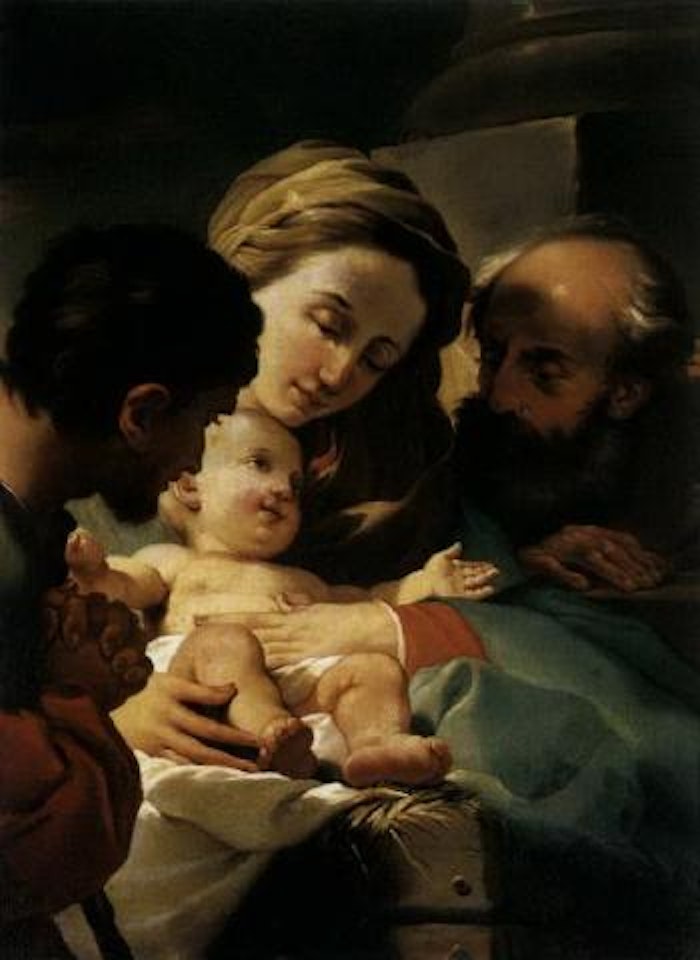 Adoration of the Christ Child by Ubaldo Gandolfi