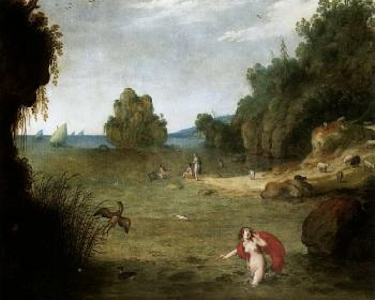 Ariadne deserted by Theseus on Naxos by Adriaen van Stalbemt