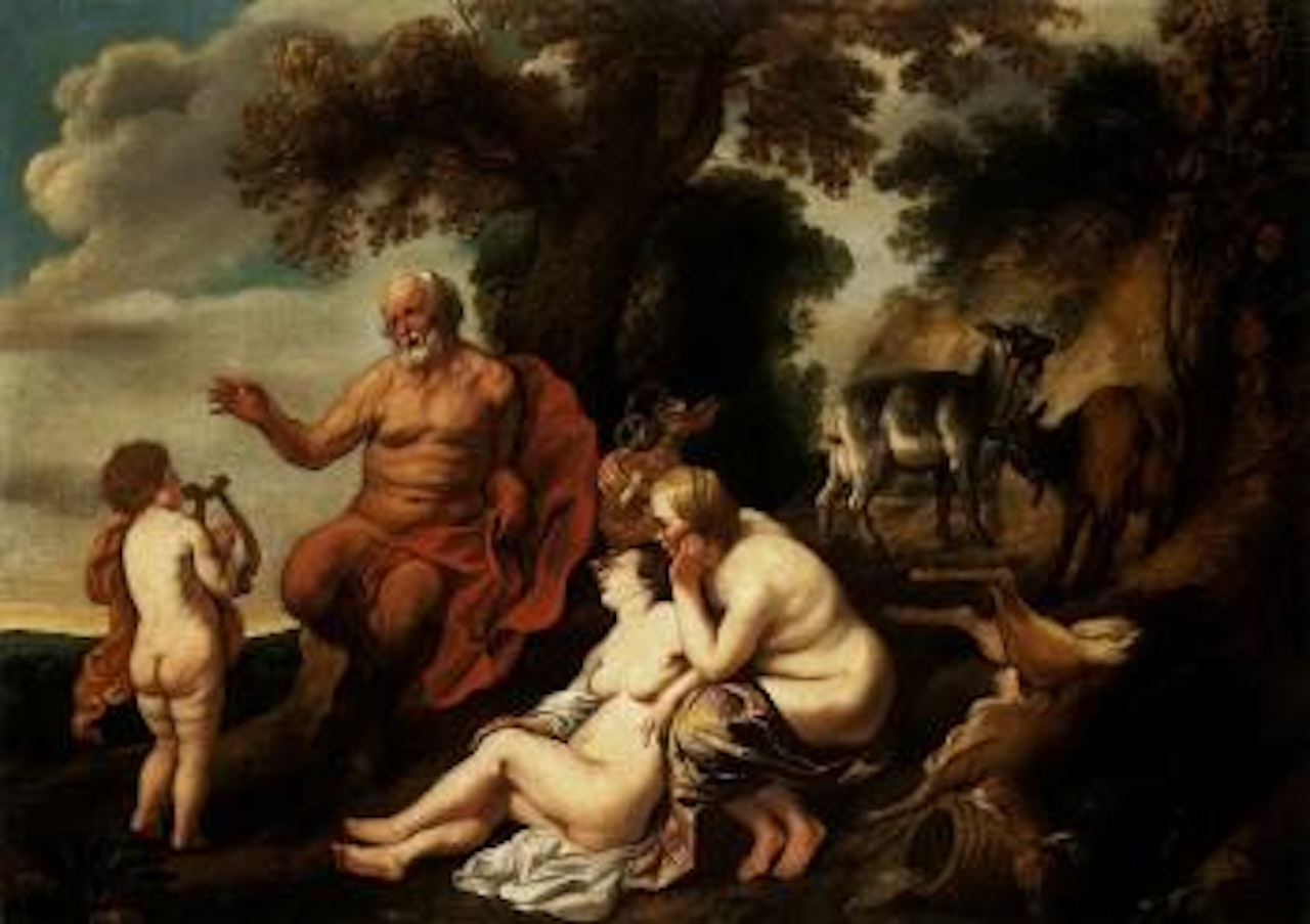 Pan and the young Achilles by Jacob Jordaens