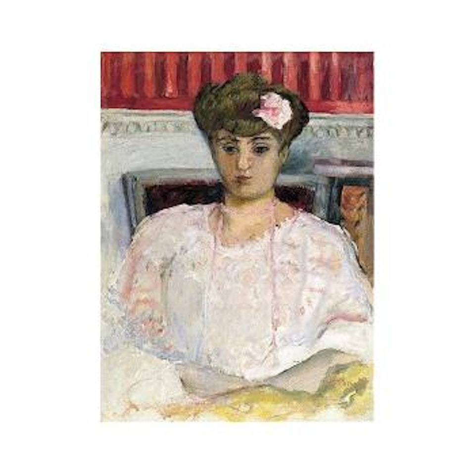 Misia au corsage rose by Pierre Bonnard