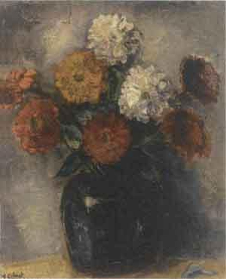 Still life with flowers by Arnout Colnot