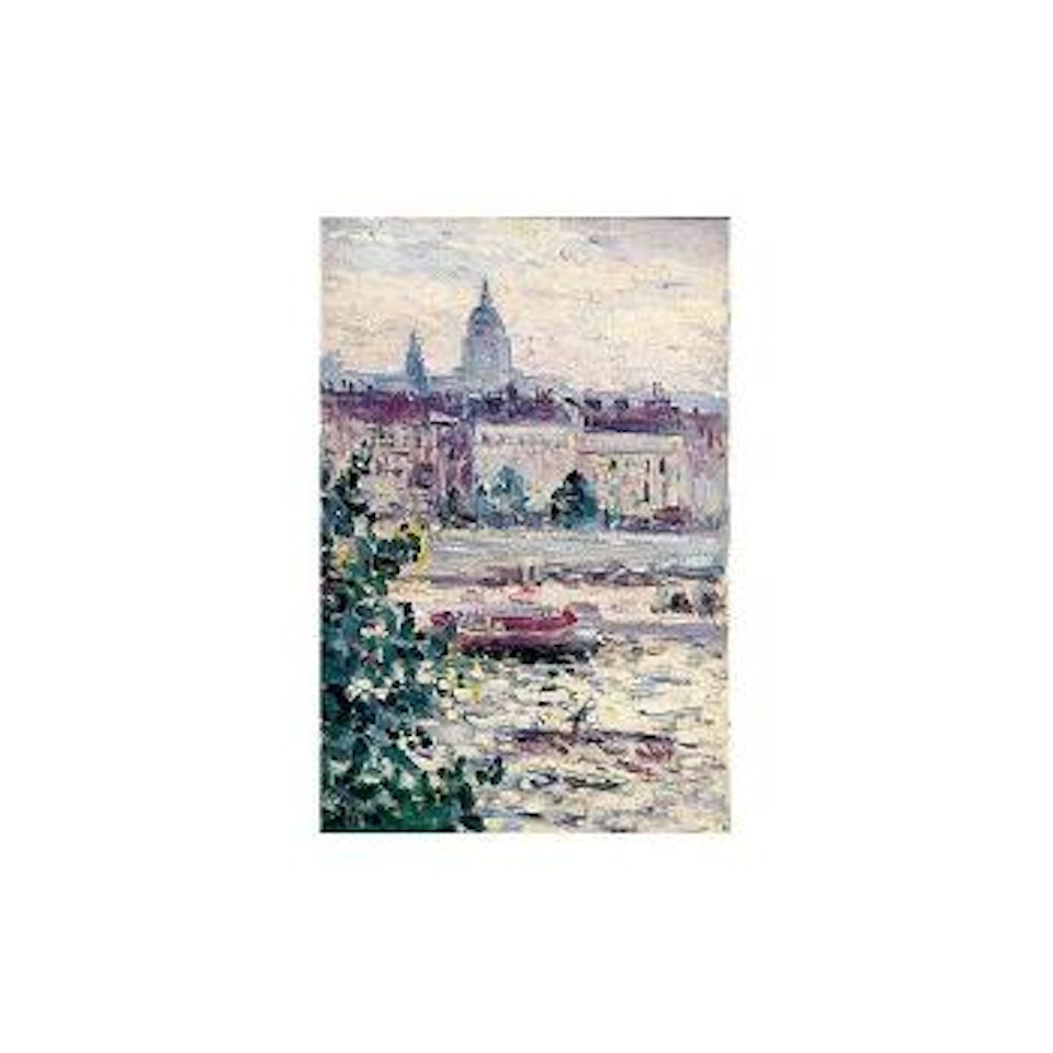 Paris, les bords de la Seine, les Invalides by Maximilien Luce