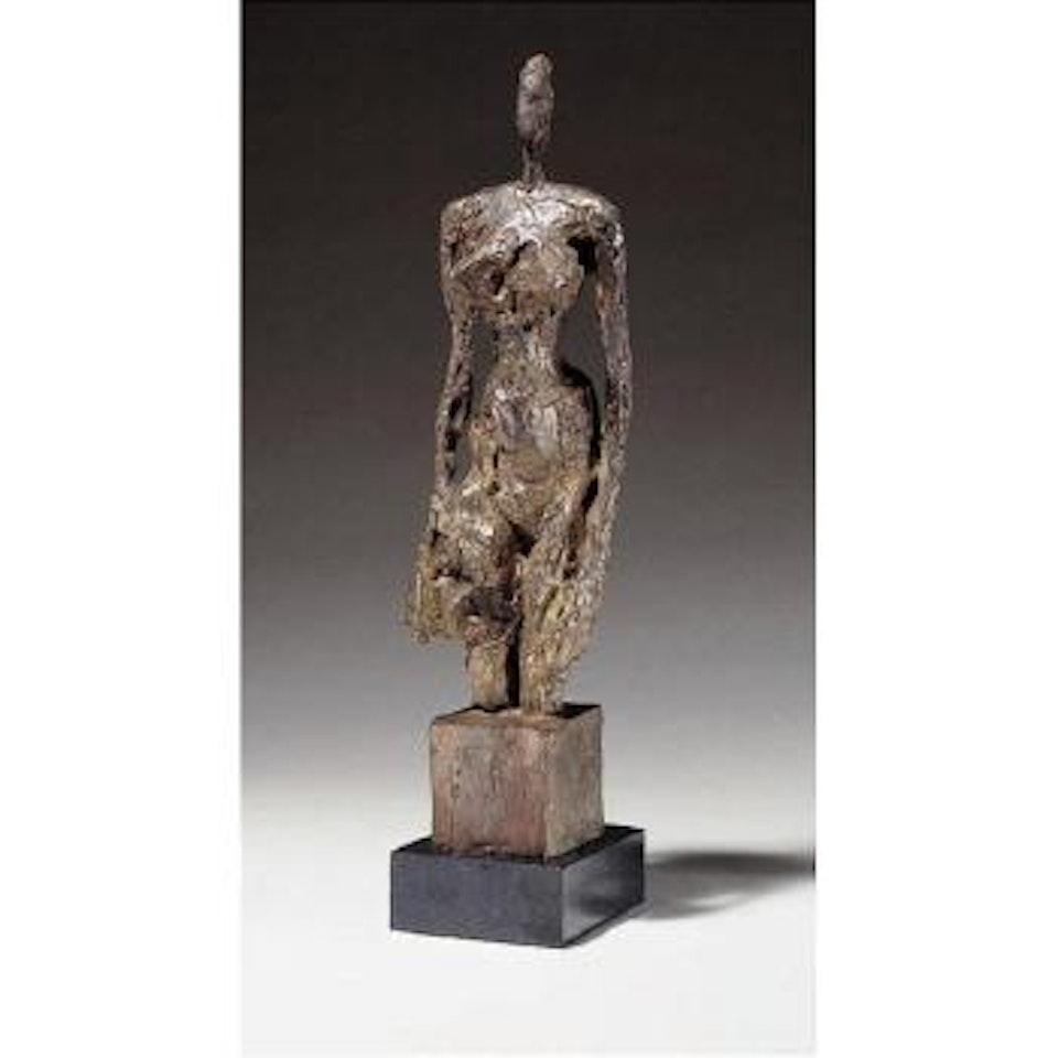 Femme nue sur cube by Alberto Giacometti