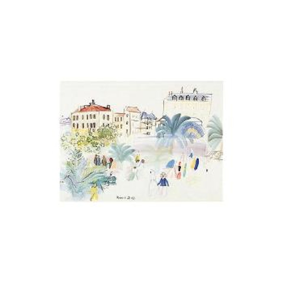 Carnaval place Arago a Perpignan by Raoul Dufy