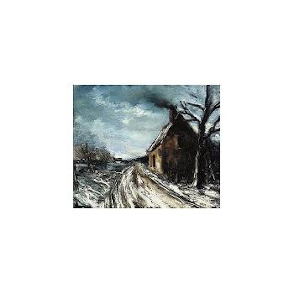 Maison sous la neige by Maurice de Vlaminck