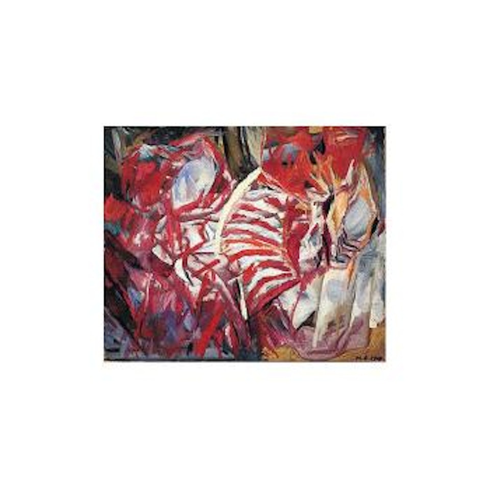 Nature morte rouge by Mikhail Larionov