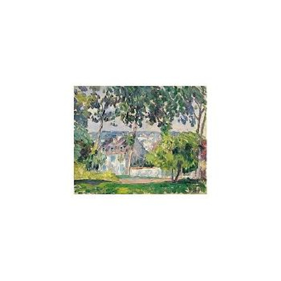 Maison a travers les arbres by Henri Lebasque