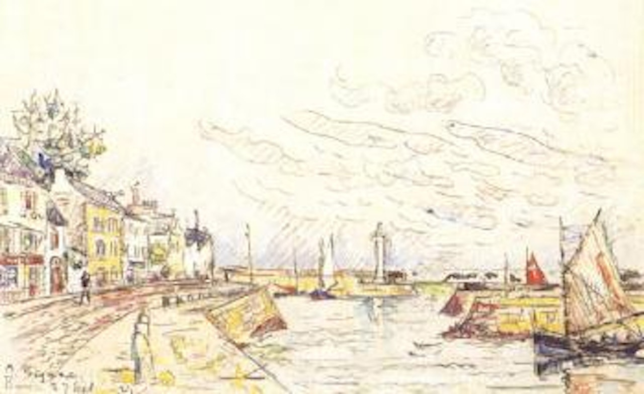 Porte de Binic by Paul Signac
