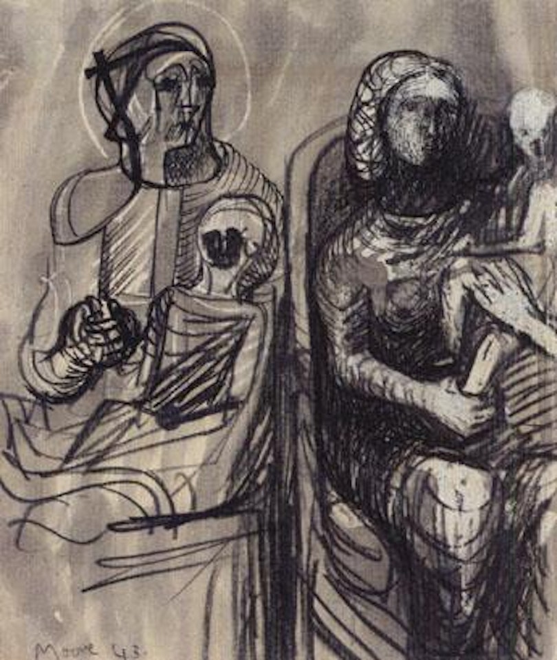 Study for the Northampton Madonna by Henry Moore