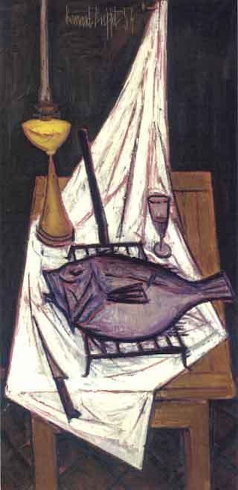 Nature morte au poisson by Bernard Buffet