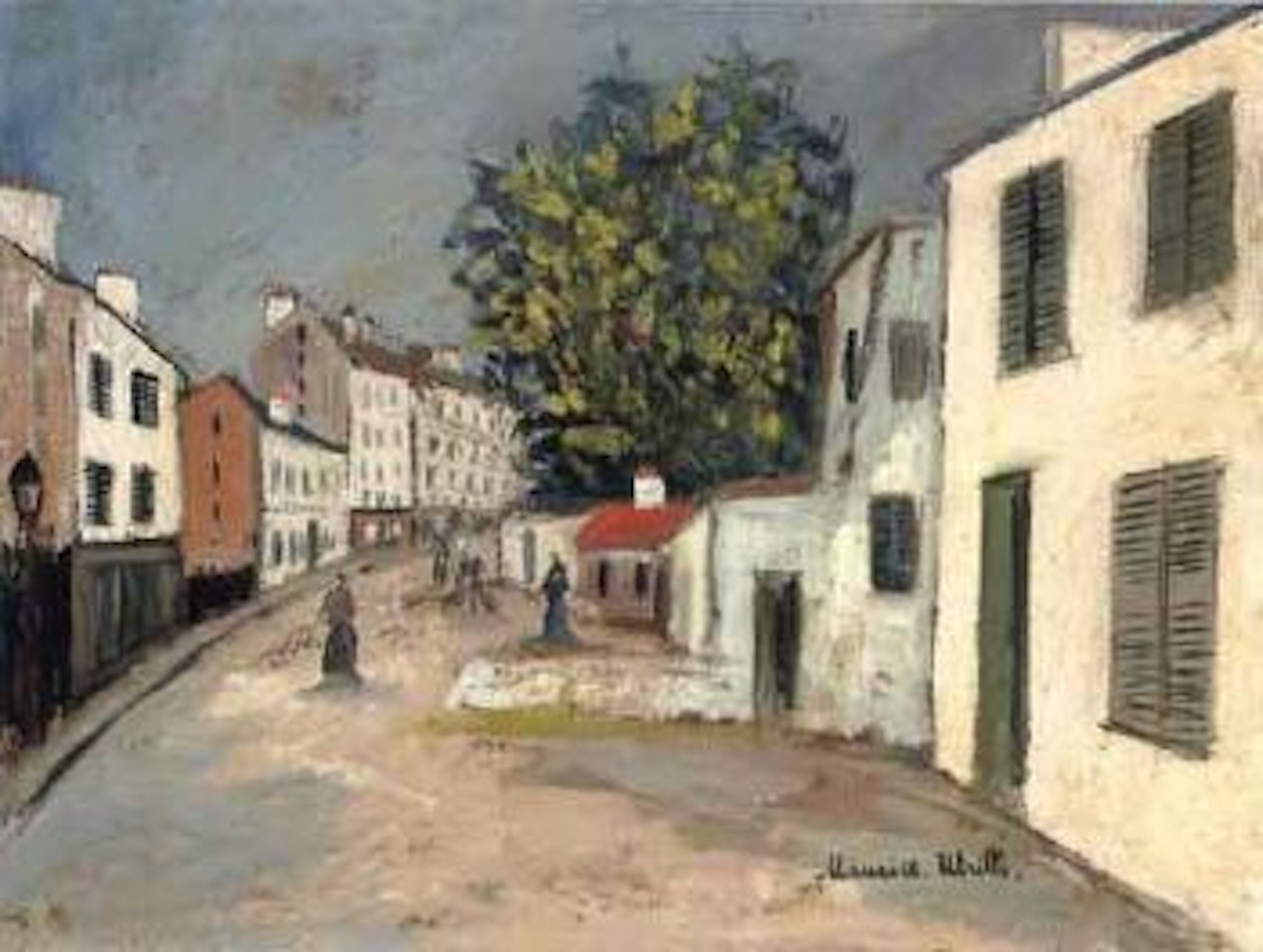 Rue a Montmartre by Maurice Utrillo