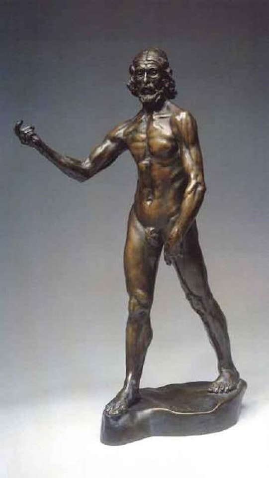Saint Jean Baptiste prechant by Auguste Rodin