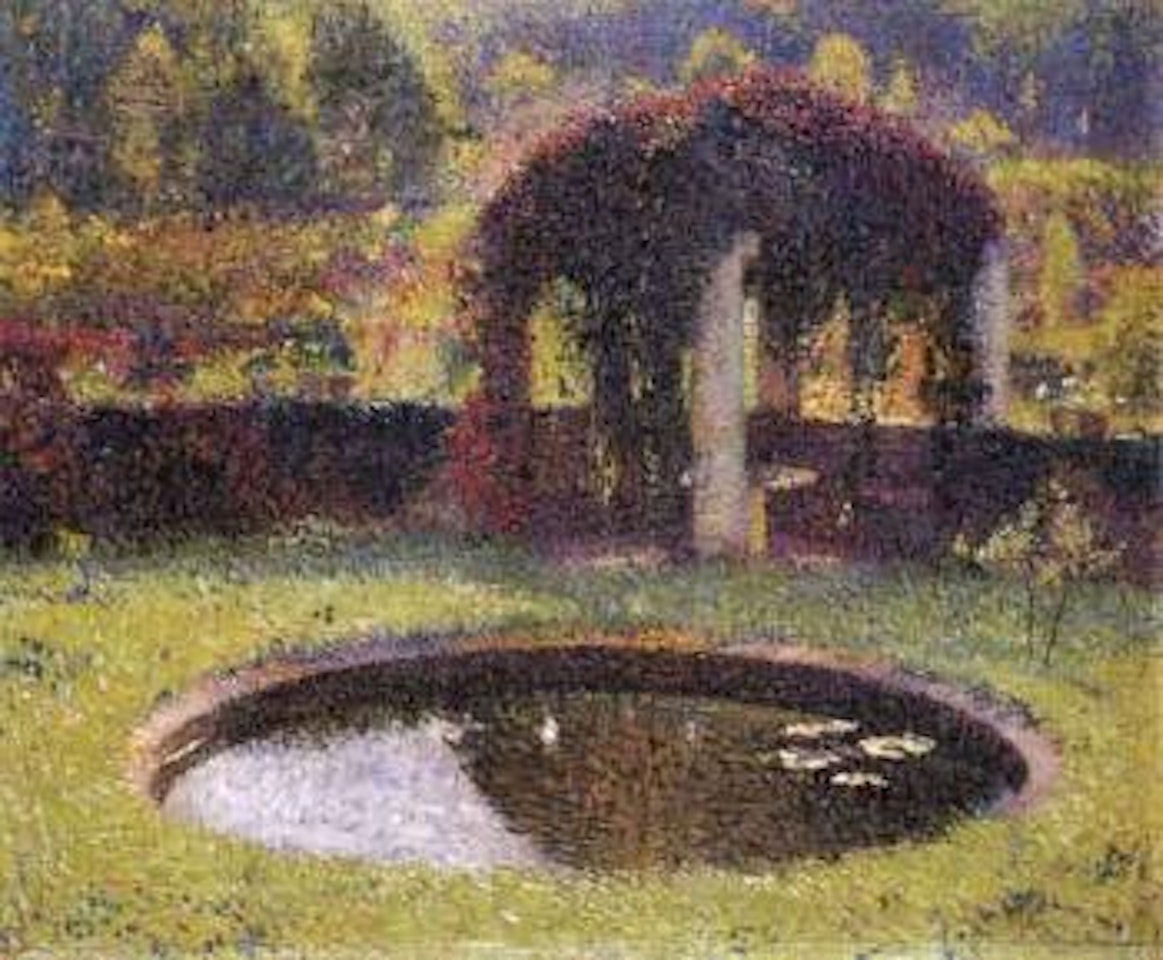 Le bassin et la tonnelle by Henri Jean Guillaume Martin