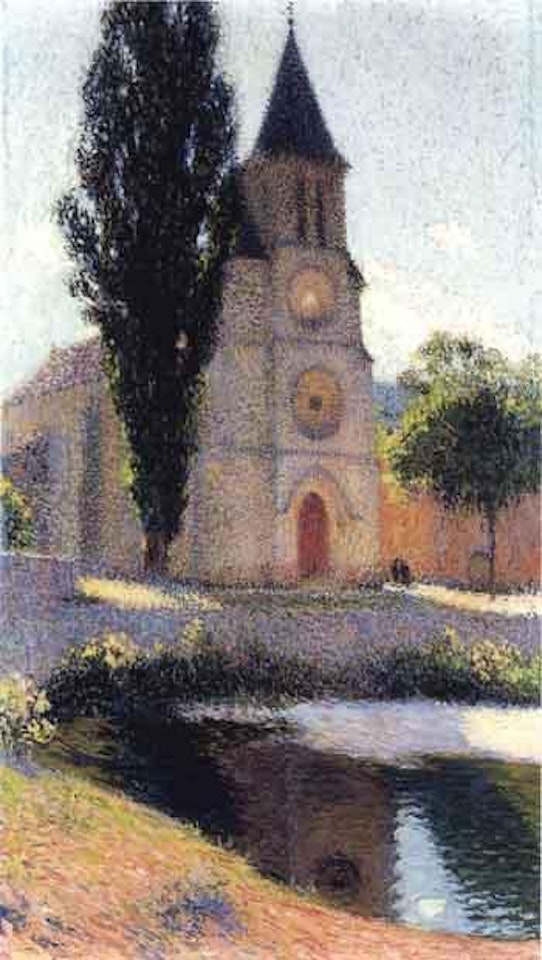 L'eglise de la Bastide du Vert by Henri Jean Guillaume Martin
