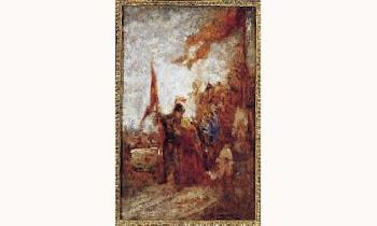 La procession de Saint Georges a Venise by Félix Ziem
