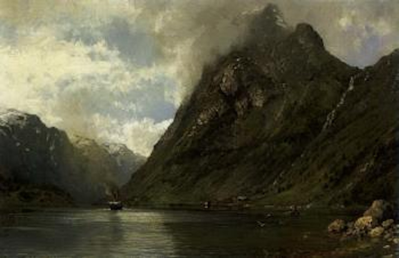 Sogndalsfjor in Gudvangen by Anders Monsen Askevold