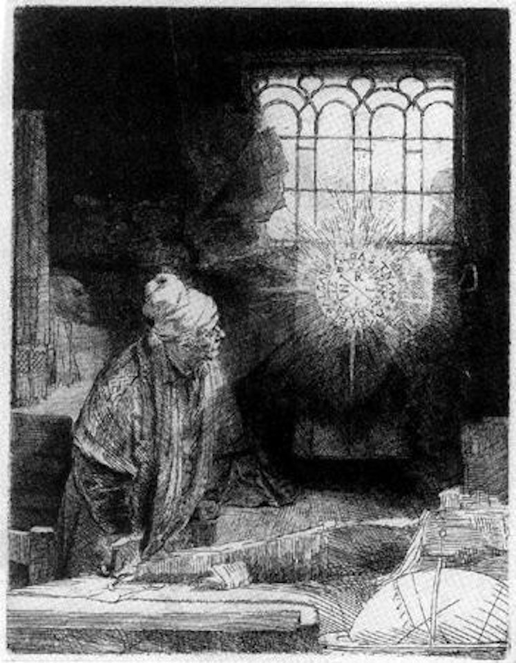 Faust by Attributed to Rembrandt Harmensz van Rijn
