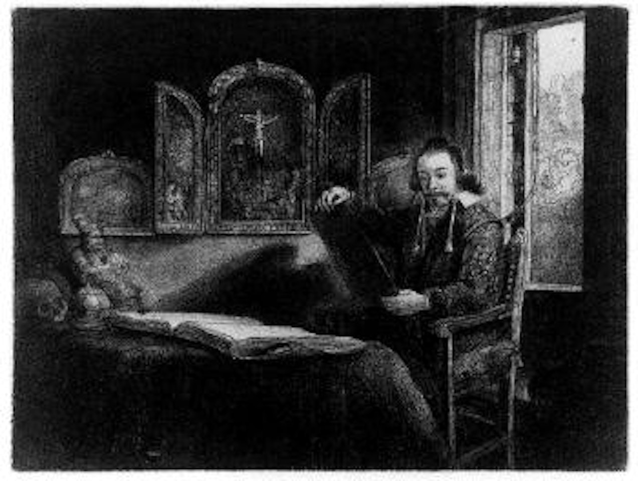 Abraham Francen, apothicaire by Attributed to Rembrandt Harmensz van Rijn