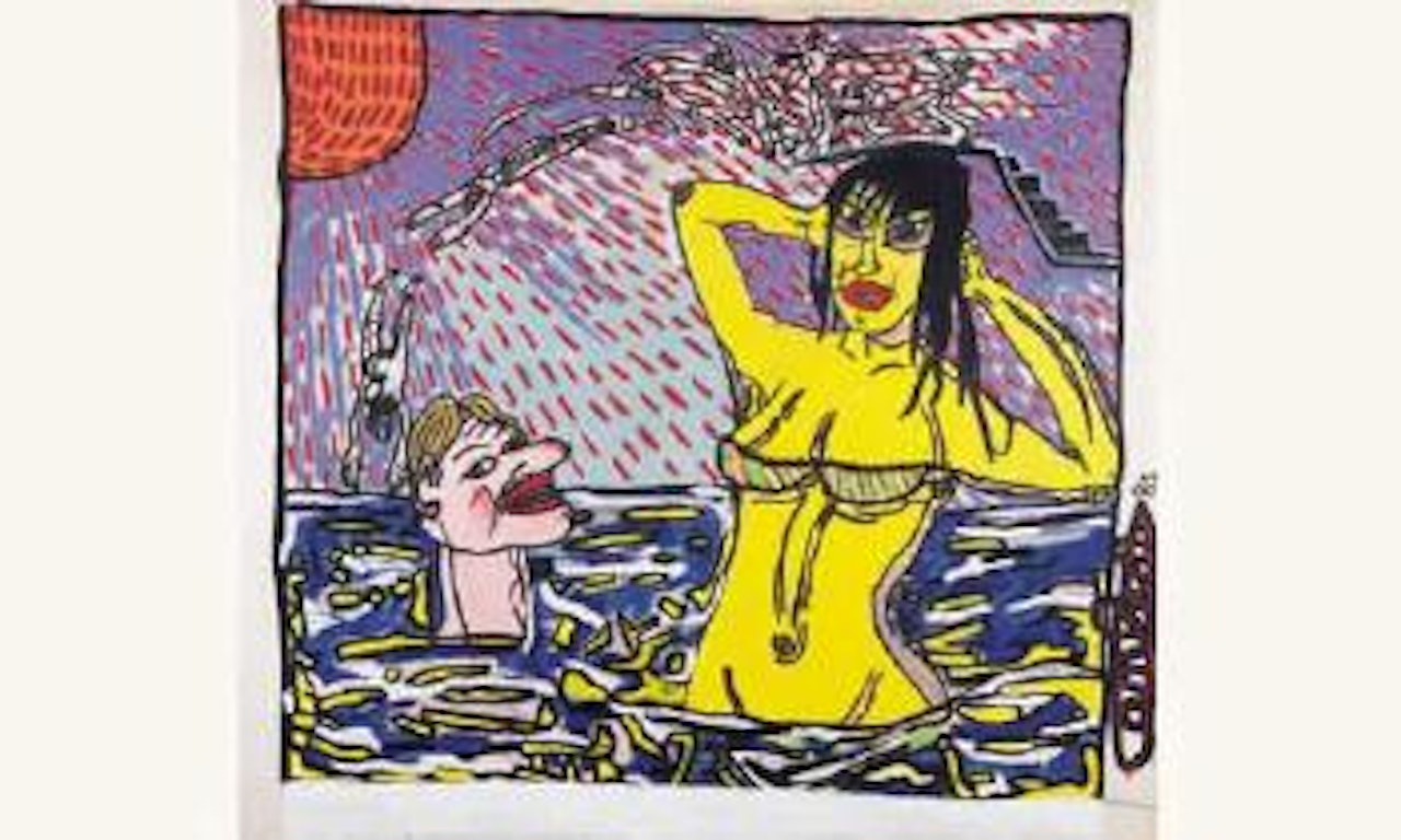 La baigneuse by Robert Combas