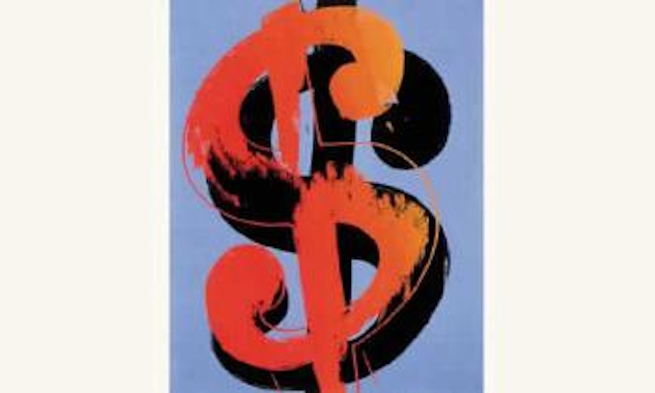 Dollar Sign by Andy Warhol