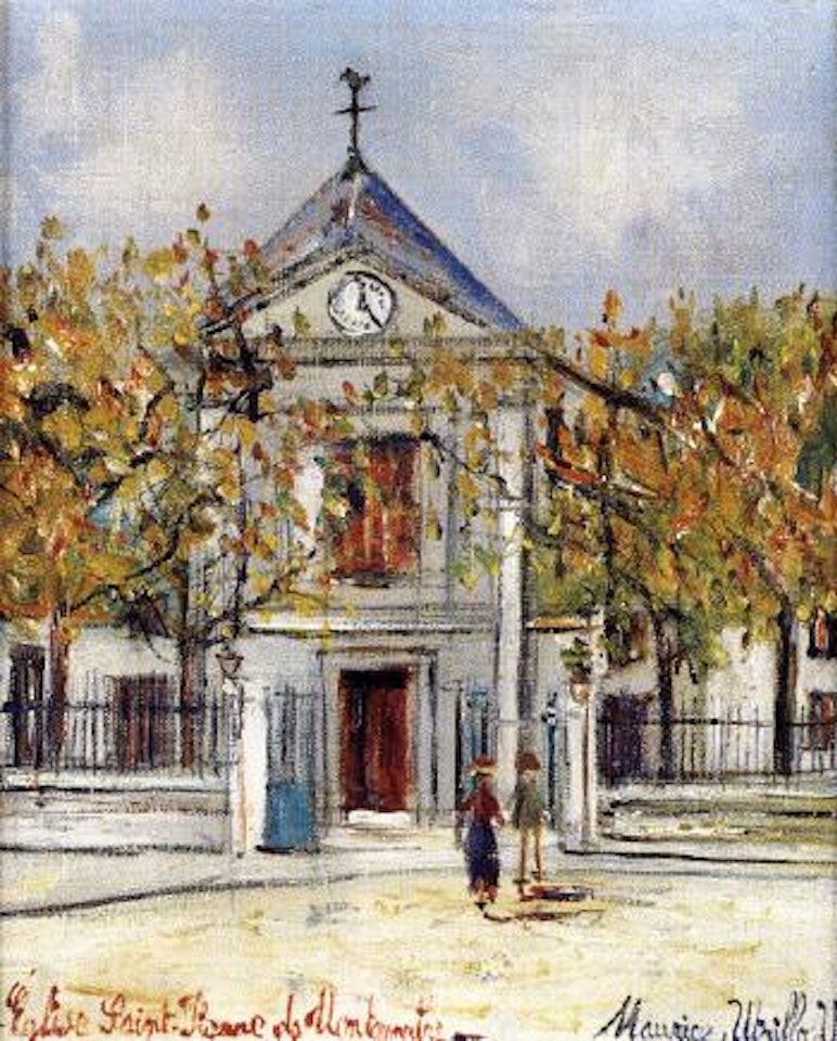 L'eglise Saint-Pierre de Montmartre by Maurice Utrillo