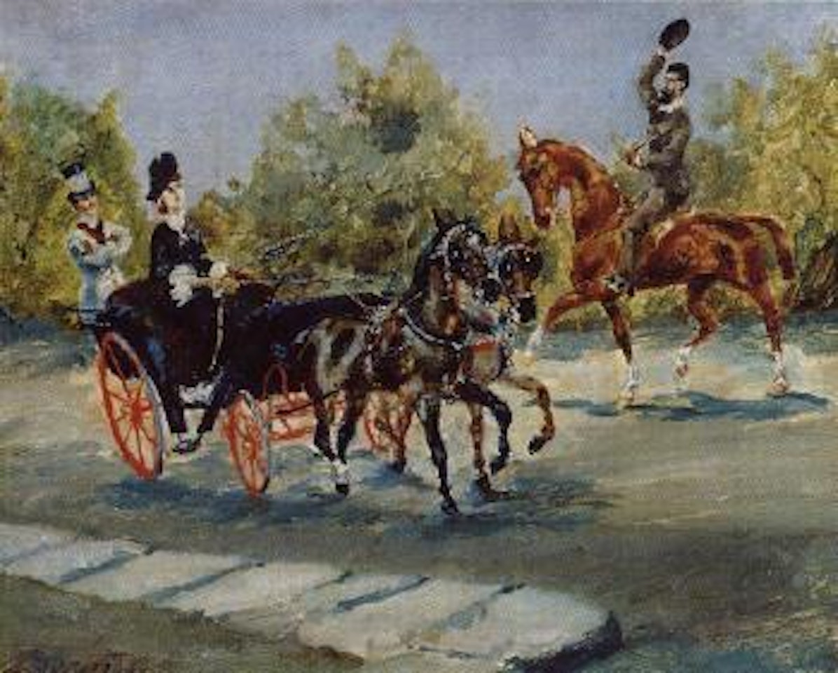 Nice, sur la Promenade des Anglais by Henri de Toulouse-Lautrec