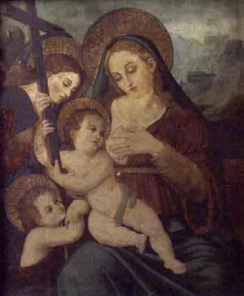 Virgin of the milk by Spanish School