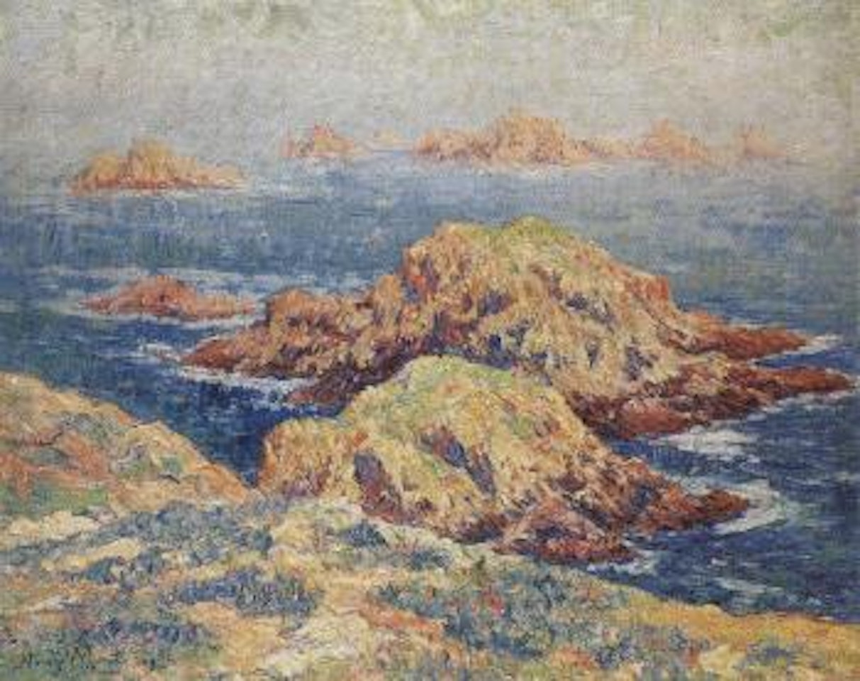 Les rochers rouges d'Ouessant by Henry Moret