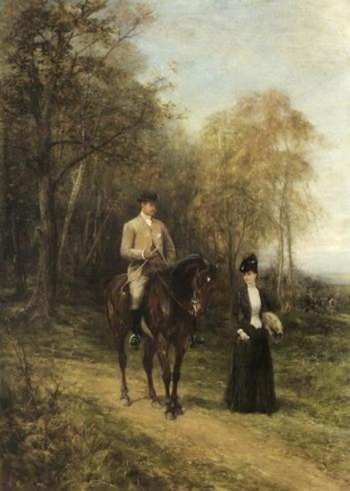 Colonel and Mrs Wyndham Murray by Heywood Hardy