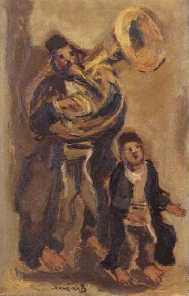 Le trompettiste by Emmanuel Mané-Katz