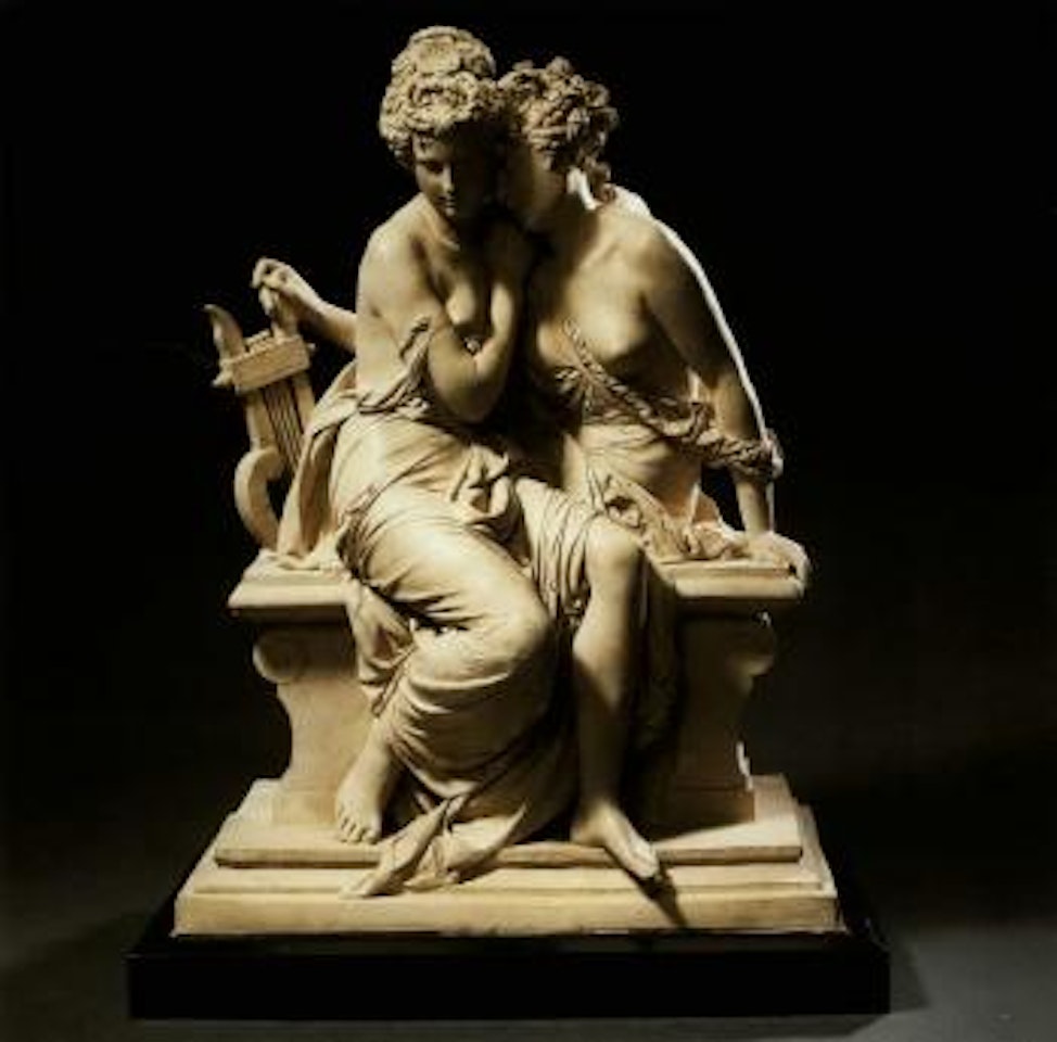 The secret by Albert-Ernest Carrier-Belleuse