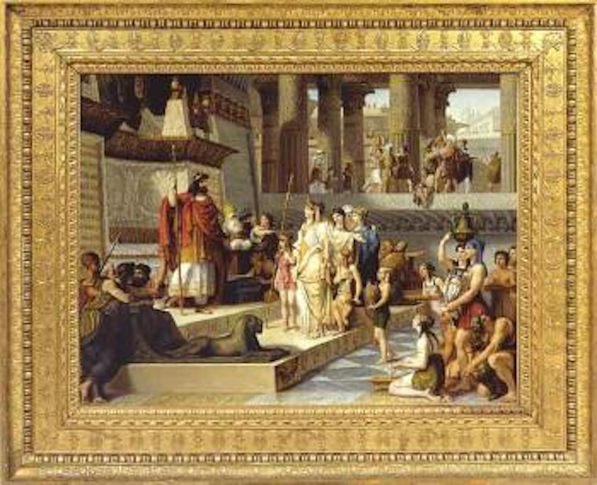 Offrande a Jupiter dans l'Egypte antique by French School
