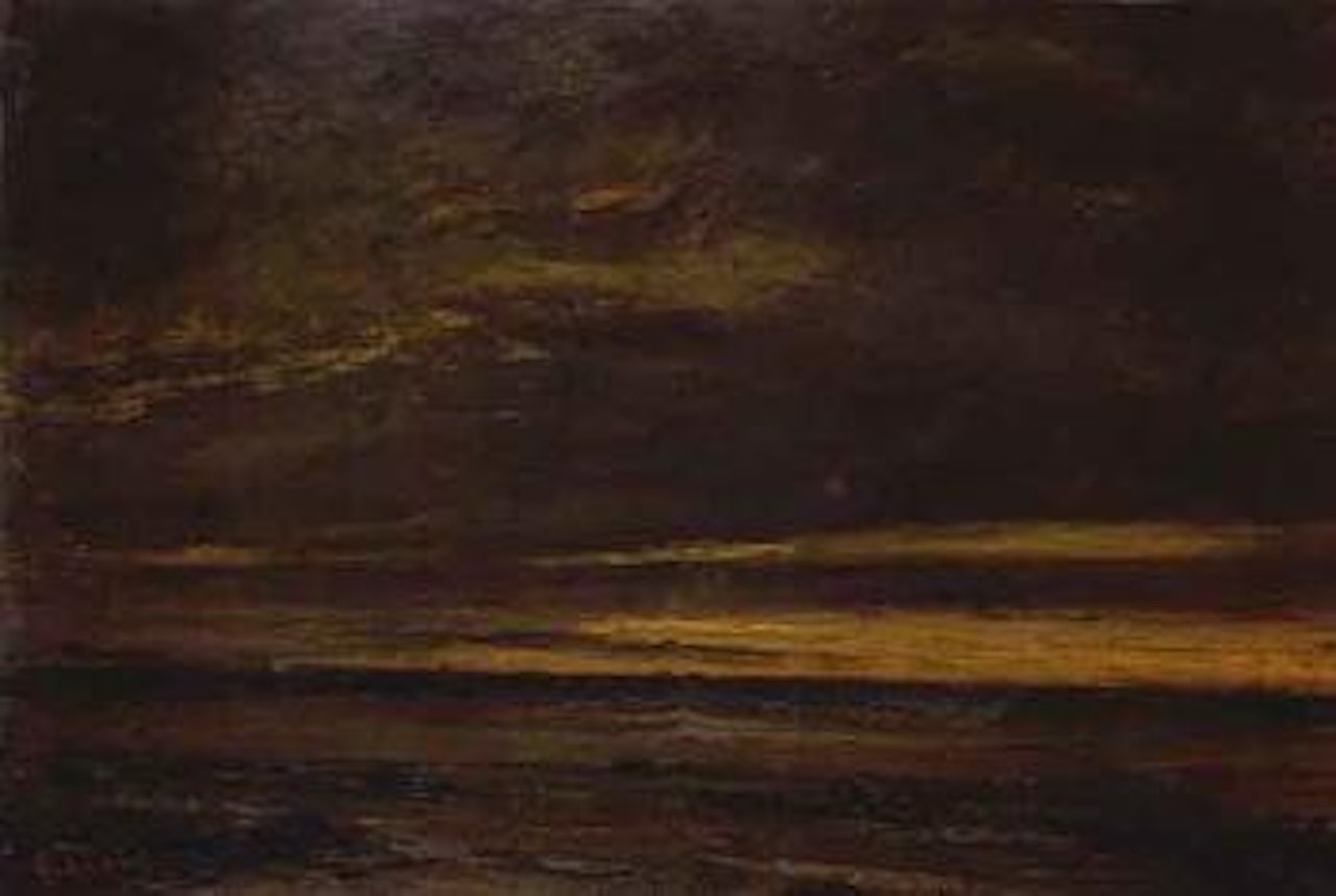 Bord de plage by Gustave Courbet