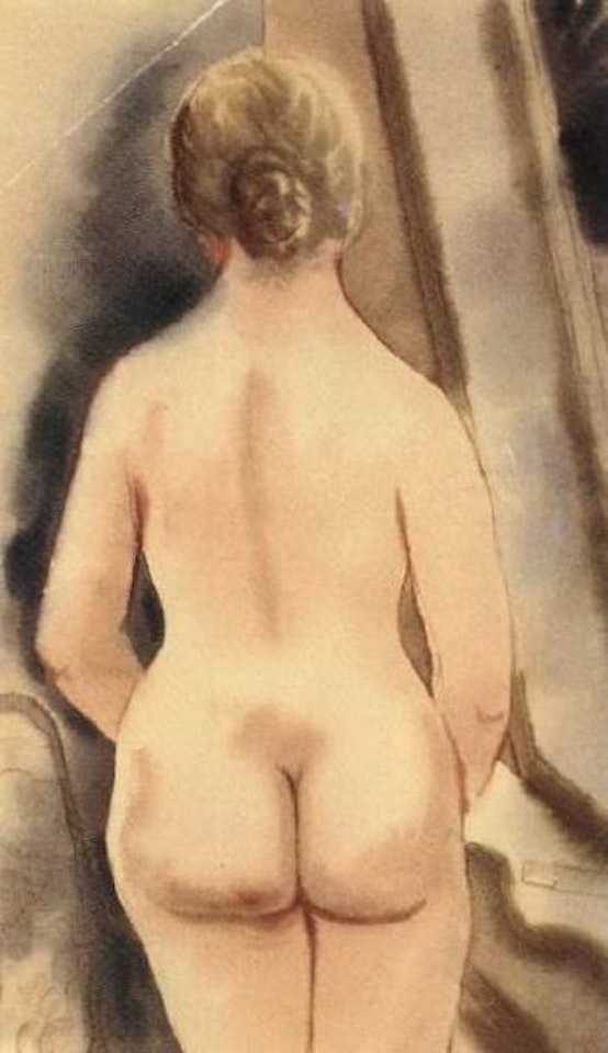 Ruckenakt by George Grosz