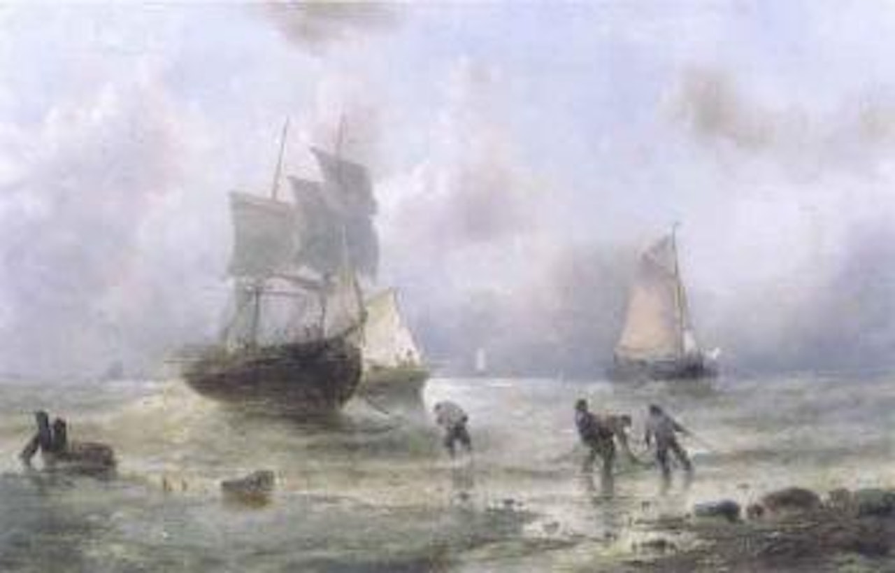 Coastal landscape by François Etienne Musin