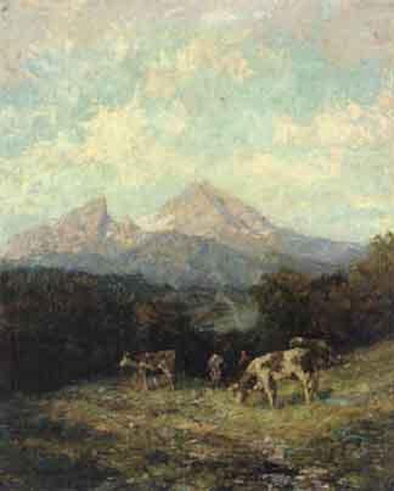 Mountain landscape by Otto Pippel