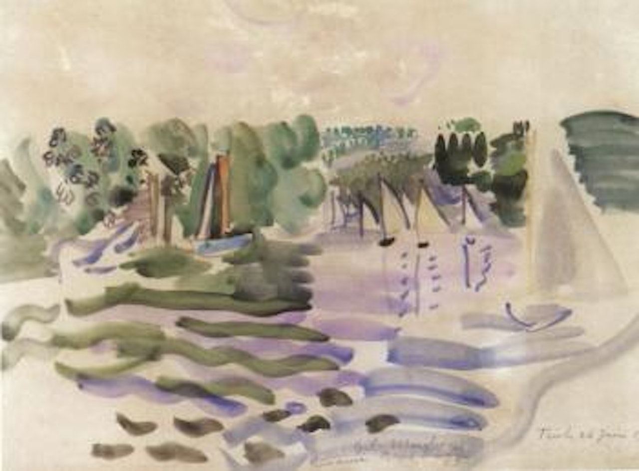 Regates a Triel by Raoul Dufy