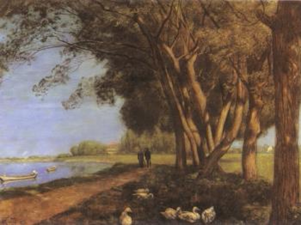 Wooded landscape by Hans Thoma