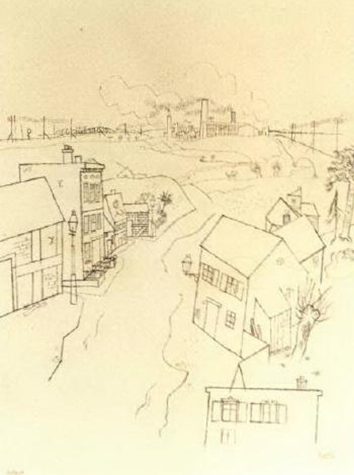 Vorstadt by George Grosz